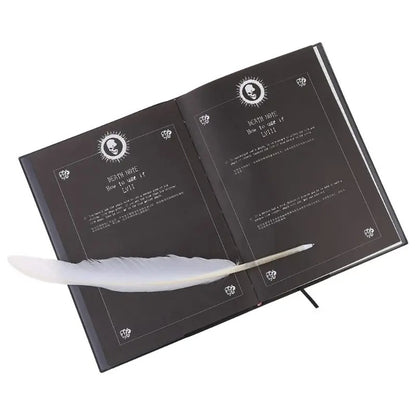 Death Note Replica Notebook & Feather Pen Set