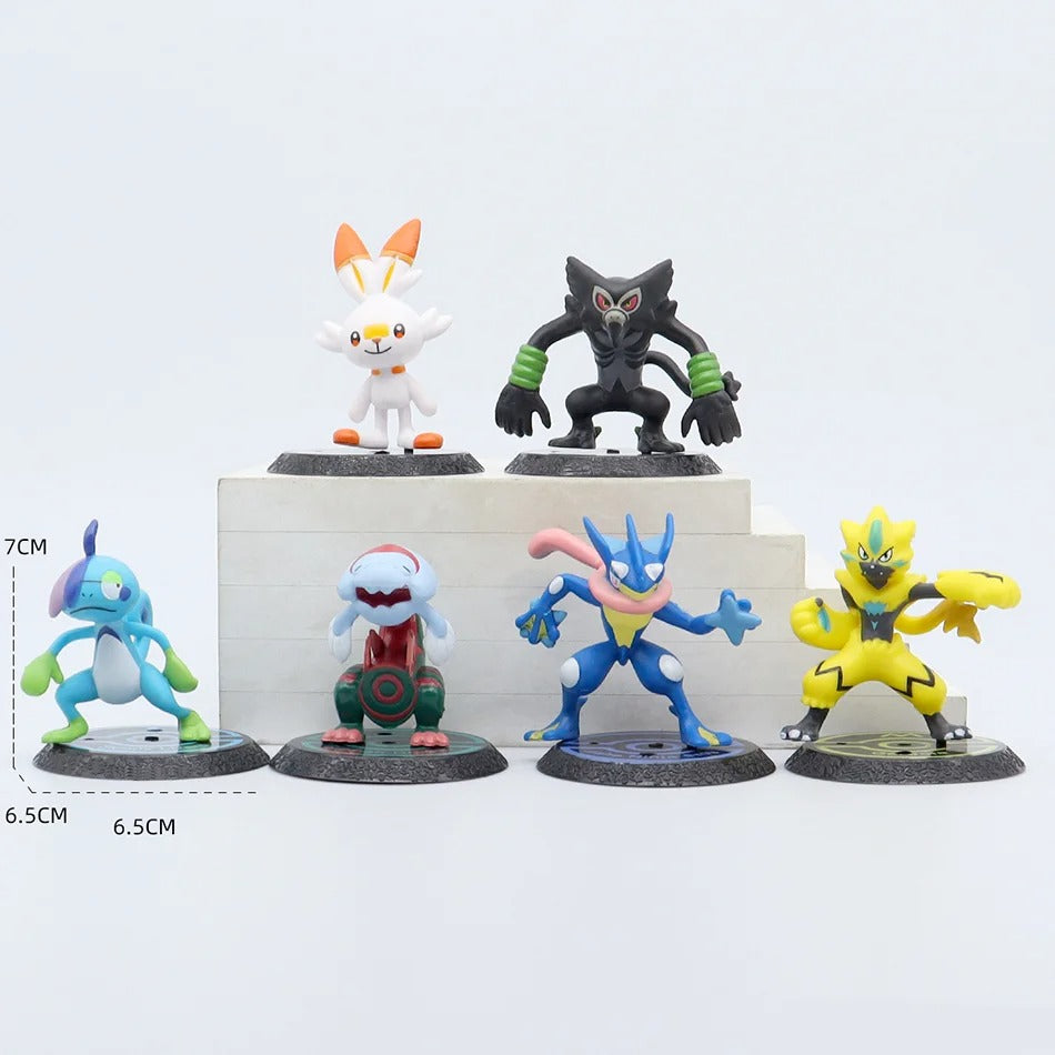 Pokémon Battle Figurines Set (12 Pcs)