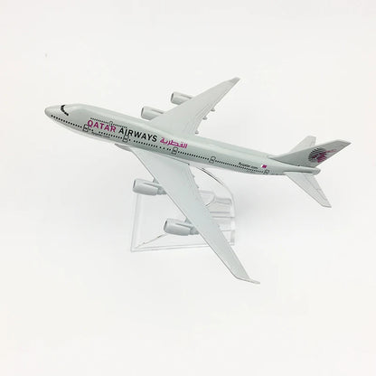 Qatar Airways A320 1:400 Scale Diecast Metal Model – 16cm Premium Collectible Airplane ✈️