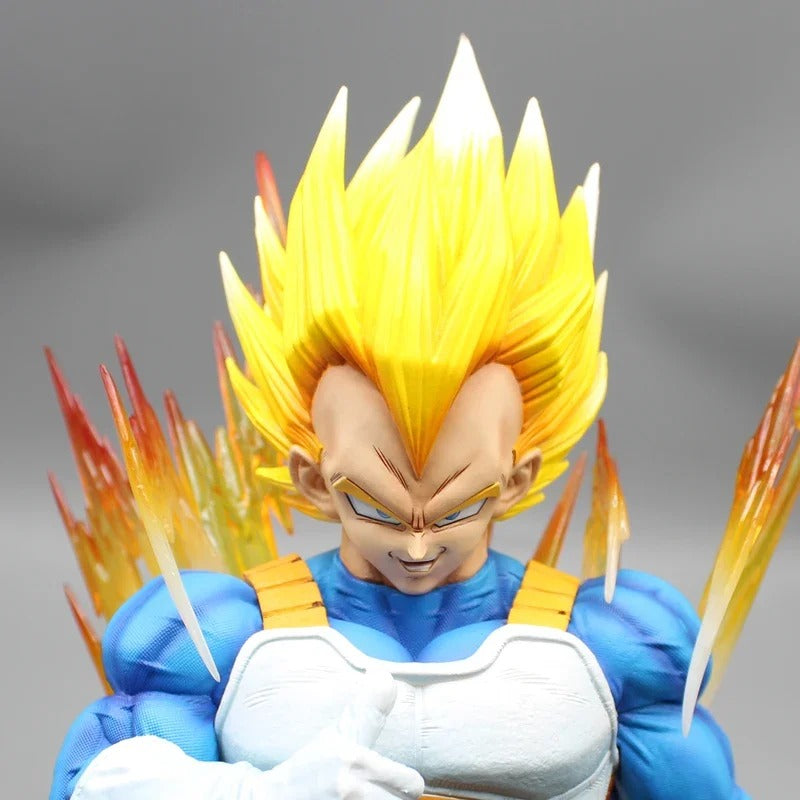 Vegeta Super Saiyan Power-Up Action Figure | 32 Cm Dragon Ball Z Collectible Statue