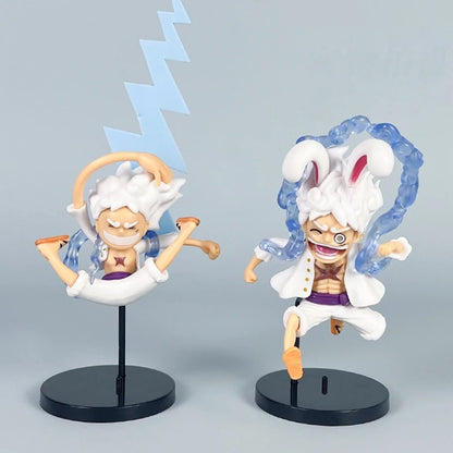 One Piece Luffy Gear 5 Anime Figure (Set of 6)