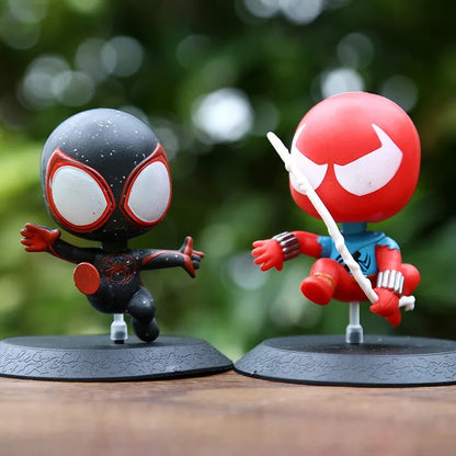 Spider-Verse Chibi Figure Set (8 Pcs)