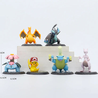 Pokémon Battle Figurines Set (12 Pcs)