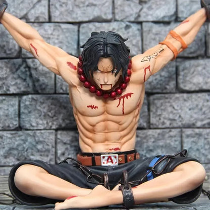 Portgas D.Ace Final Stand Enslavement Figure | 22cm One Piece Impaled Statue