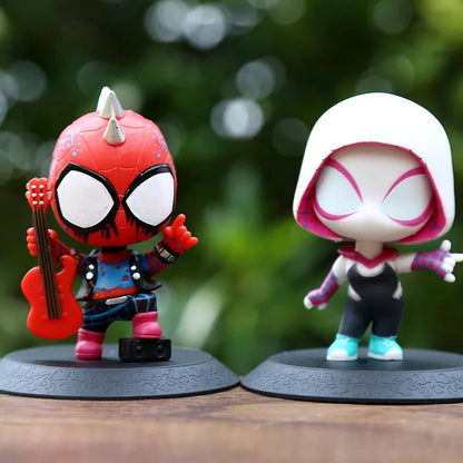 Spider-Verse Chibi Figure Set (8 Pcs)