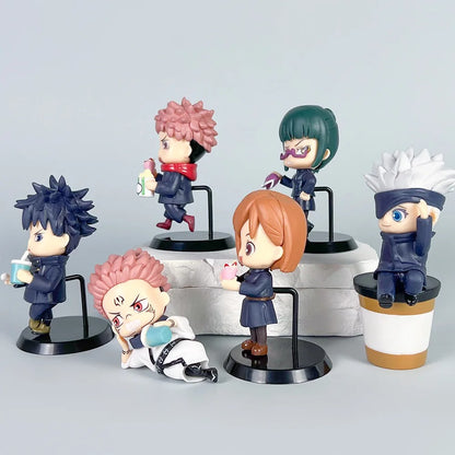 Jujutsu Kaisen Casual Chibi Figure Set (6 Pcs)