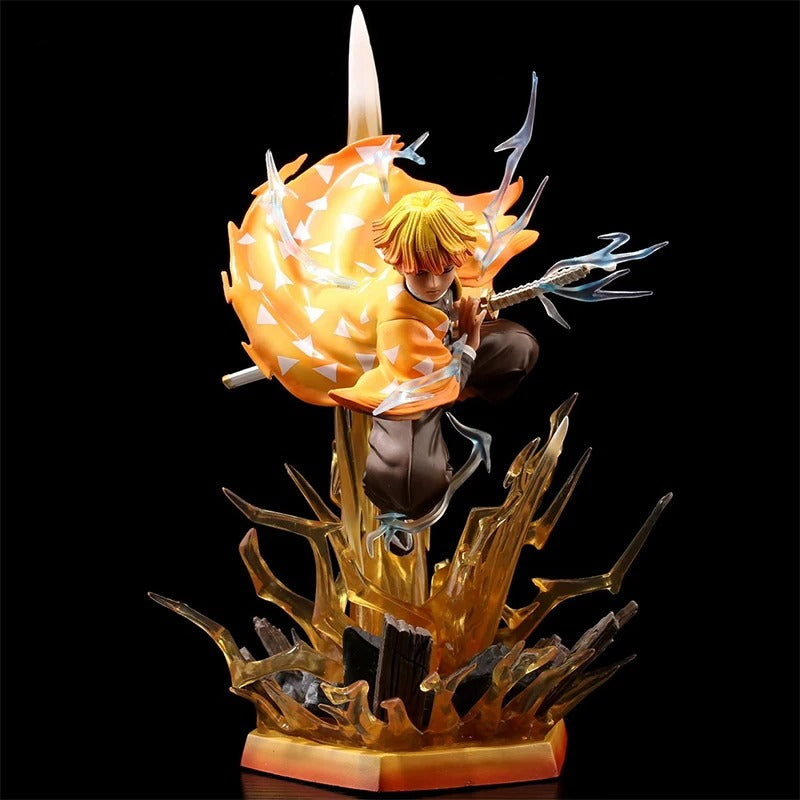 Zenitsu Agatsuma Thunderclap & Flash Lighting Figure | 32CM Demon Slayer Collectible