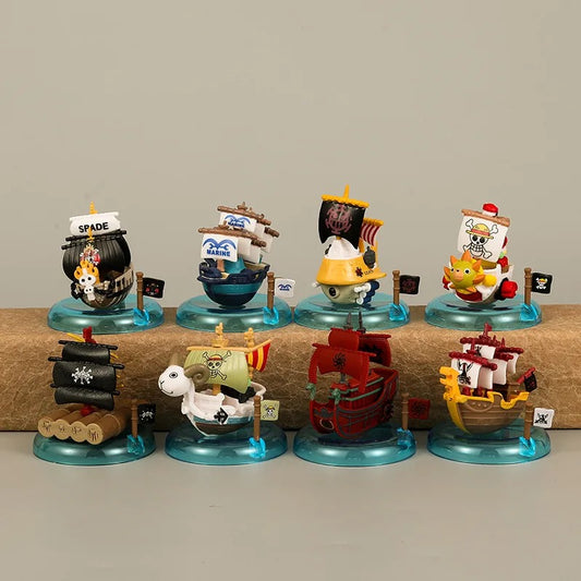 One Piece Pirate Ships (Set of 8)
