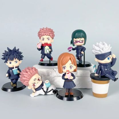 Jujutsu Kaisen Casual Chibi Figure Set (6 Pcs)