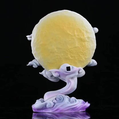 One Piece Gear 5 Luffy Sun God Nika Flying Under Moon LED Light Figure | 25 Cm