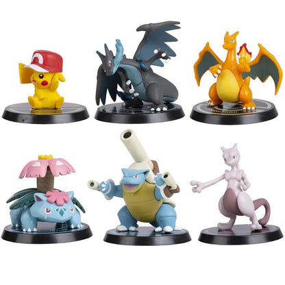 Pokémon Mini Figure Set | 8 Cm Collectibles (Set of 6)
