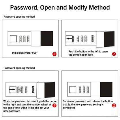Vintage A5 Locking Journal with Compass Code Lock