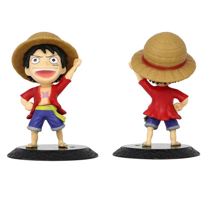 One Piece Action Figure Set (9 Pcs) | Straw Hat Pirates Crew Figurine Collection