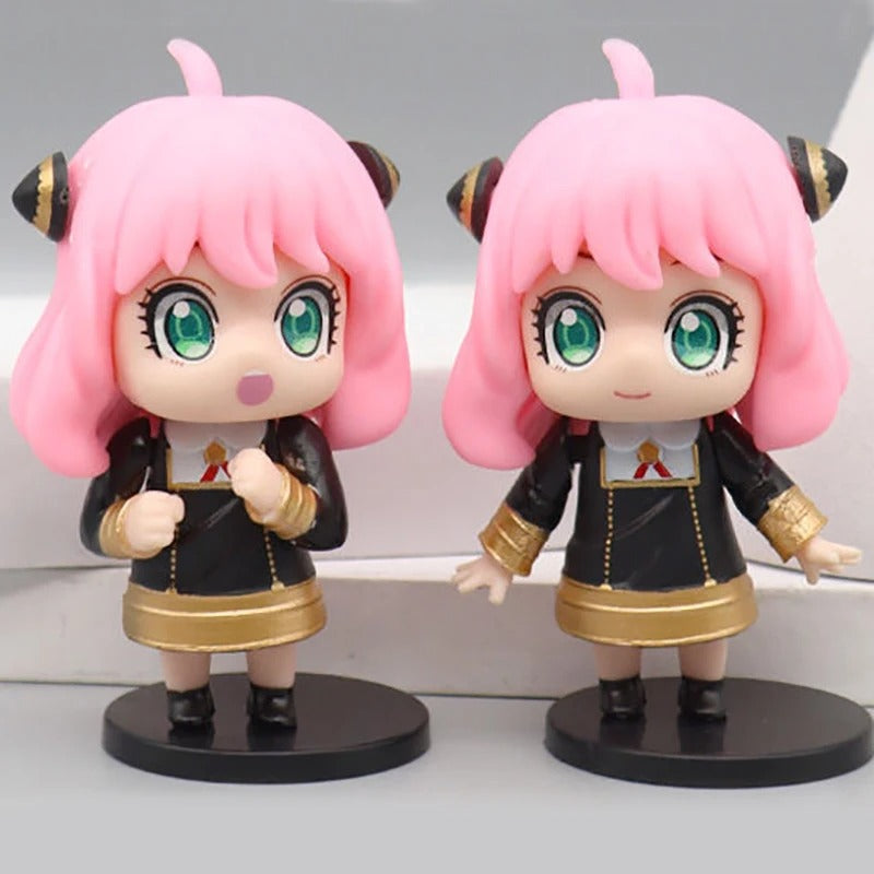 Spy x Family Figure Set (6 Pcs) | 9 cm Chibi Collectibles