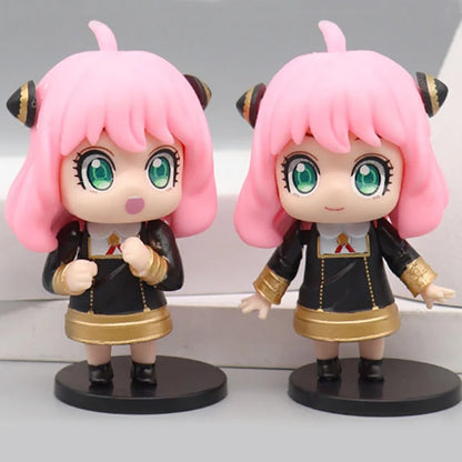 Spy x Family Figure Set (6 Pcs) | 9 cm Chibi Collectibles