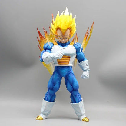 Vegeta Super Saiyan Power-Up Action Figure | 32 Cm Dragon Ball Z Collectible Statue