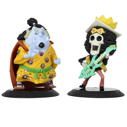 One Piece Action Figure Set (9 Pcs) | Straw Hat Pirates Crew Figurine Collection