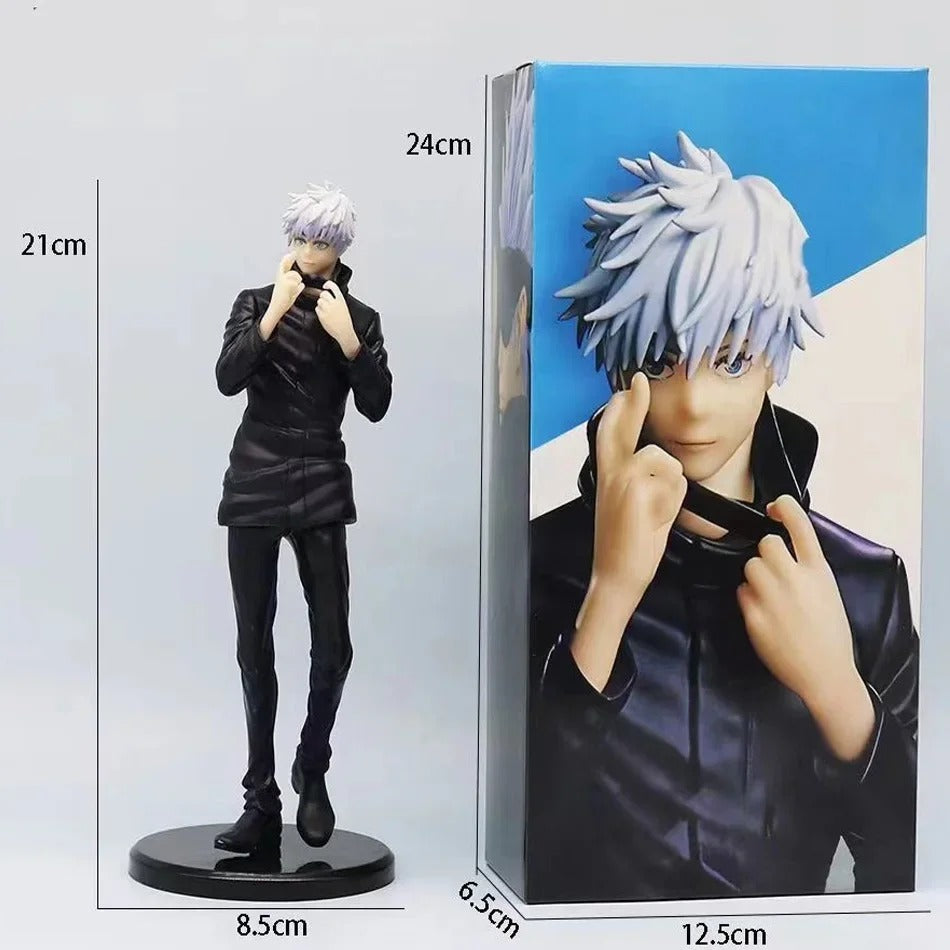 Satoru Gojo Action Figure 25cm | Jujutsu Kaisen Collectible with Double Head