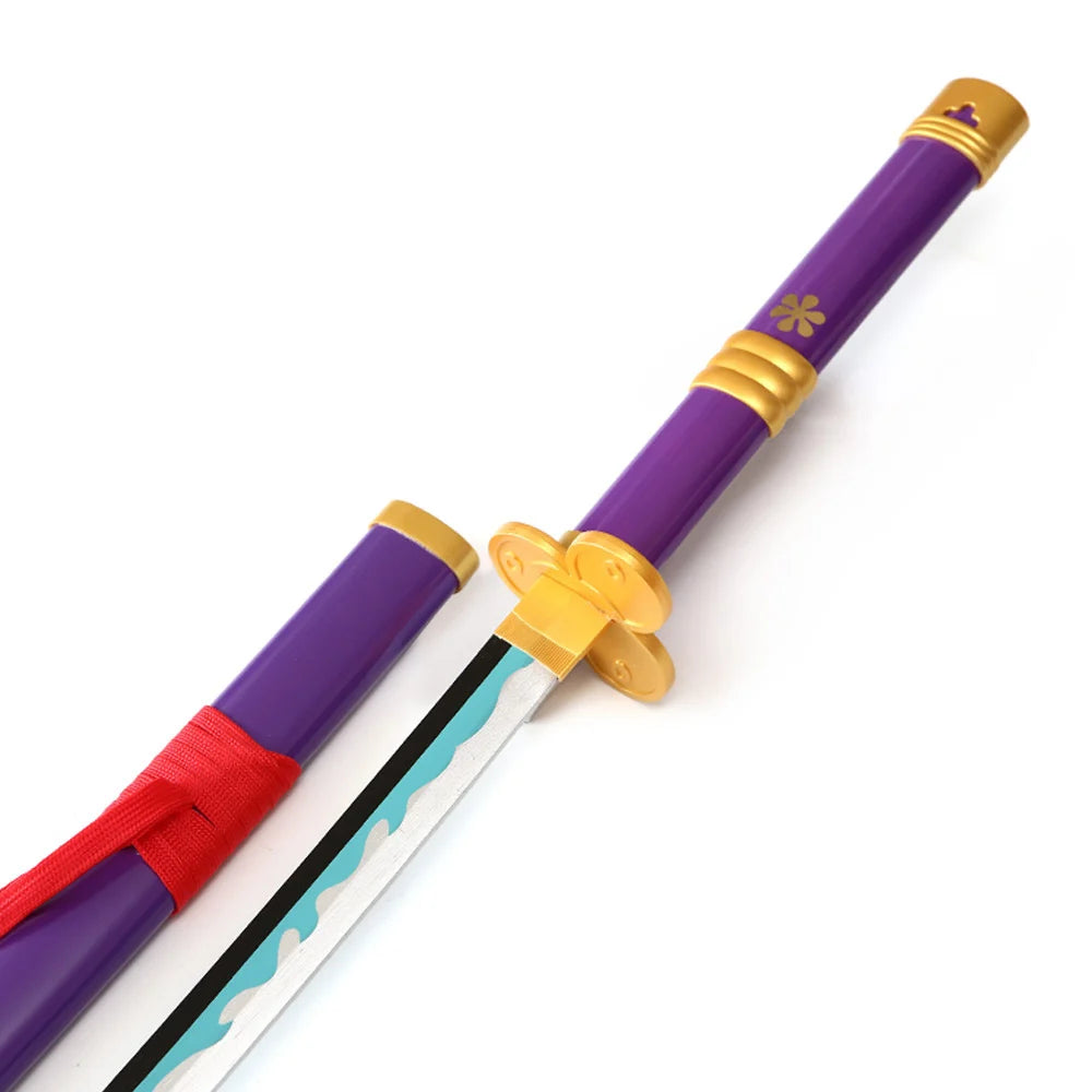Roronoa Zoro Enma Wooden Katana 104cm | One Piece Sword (Purple Blade)