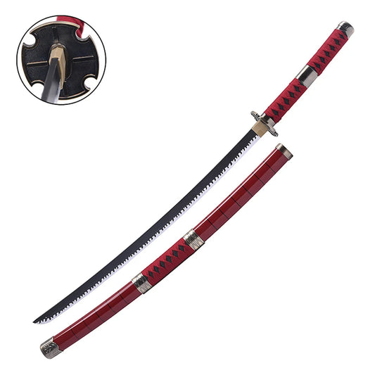 Roronoa Zoro Sandai Kitetsu Wooden Katana 104cm | One Piece Sword (Cursed Blade)