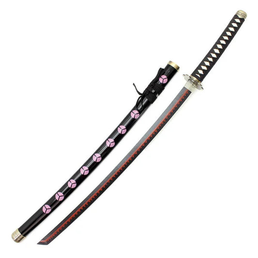 Roronoa Zoro Shusui Wooden Katana 104cm | One Piece Sword (Black Blade)