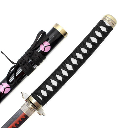 Roronoa Zoro Shusui Wooden Katana 104cm | One Piece Sword (Black Blade)