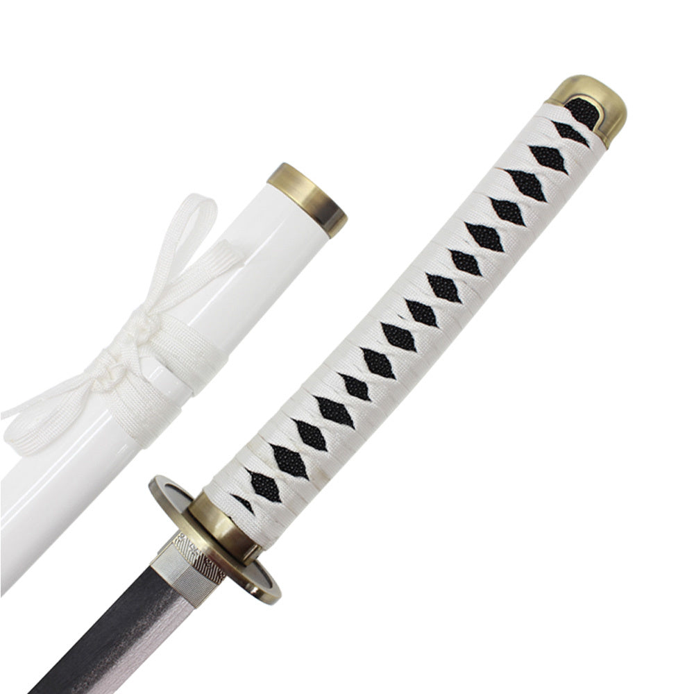 Roronoa Zoro Wado Ichimonji Wooden Katana 104cm | One Piece Sword (White Blade)