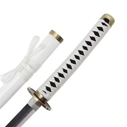 Roronoa Zoro Wado Ichimonji Wooden Katana 104cm | One Piece Sword (White Blade)