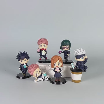 Jujutsu Kaisen Casual Chibi Figure Set (6 Pcs)