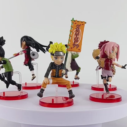 Naruto Shippuden Collectible Figure Set (6 Pcs)
