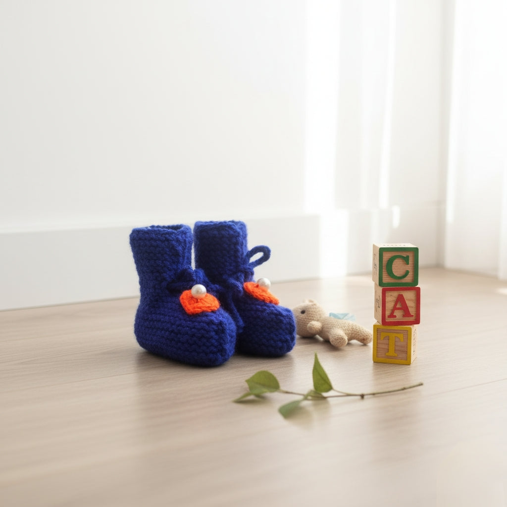 Handmade Crochet Baby Booties