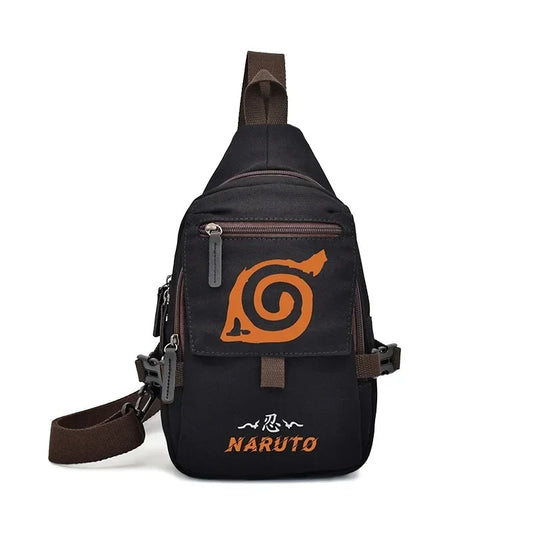 Uzumaki Naruto Sling Bag | Durable Canvas Crossbody Chest Pack