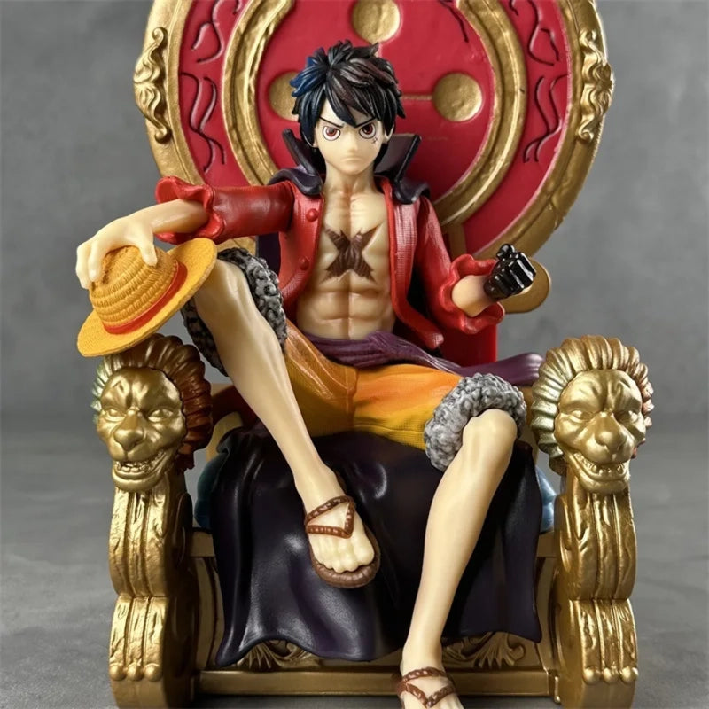 Monkey D. Luffy Throne Edition Action Figure | One Piece Gear 5 Resin Collectible