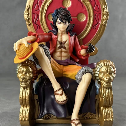 Monkey D. Luffy Throne Edition Action Figure | One Piece Gear 5 Resin Collectible